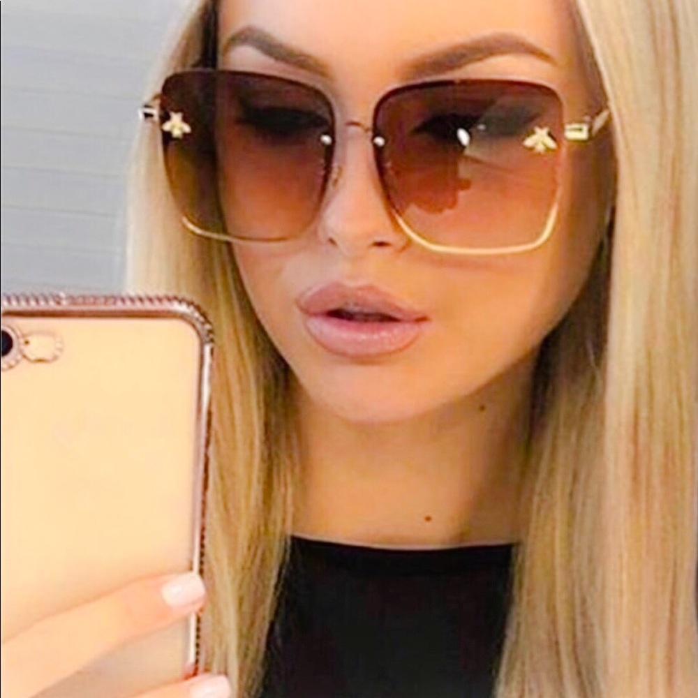 TRENDY SQUARE SUNGLASSES - Picture 3 of 8